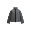 LAMINAR Gray Polyester Full-Length Jacket