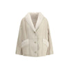 Salvatore Santoro Cream Leather Coat