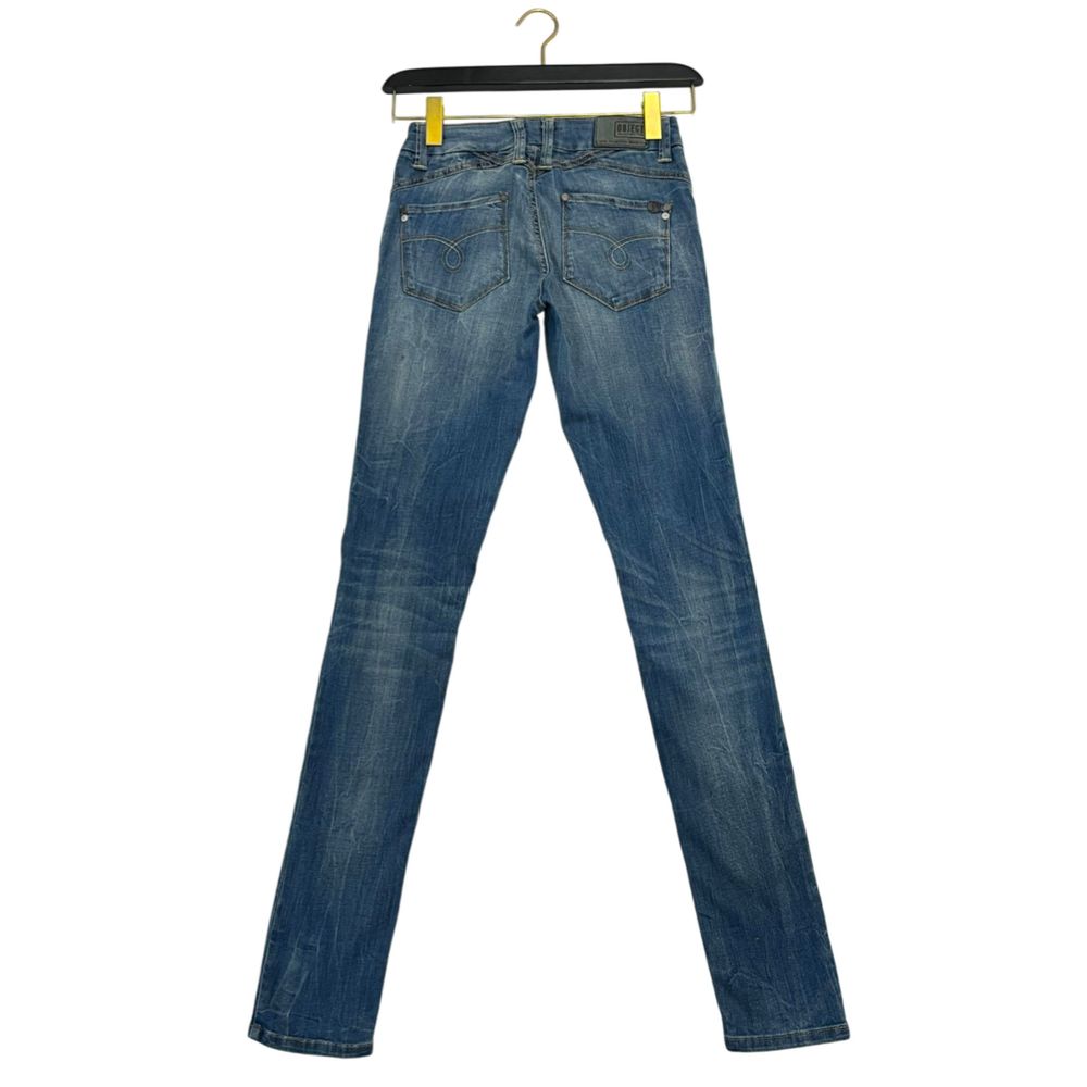Object Blue Cotton Women's Jeans