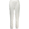 Pantaloni K-WAY din poliester alb
