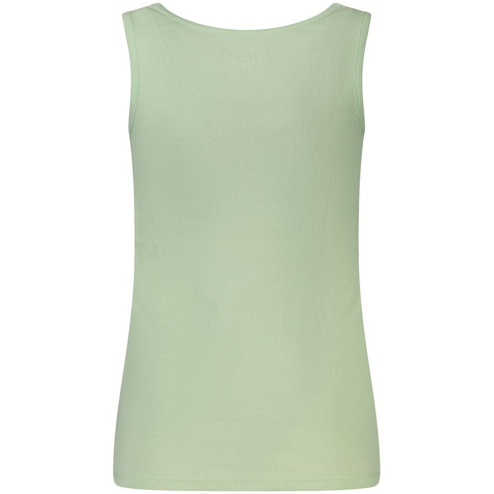 Guess Jeans Verde Organic Cotton Women Tank Top