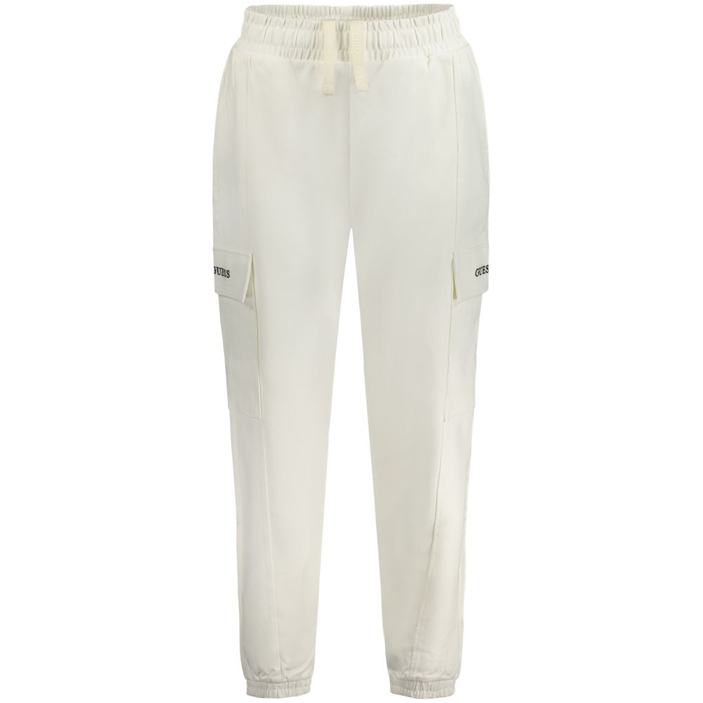 Guess Jeans White Cotton Pant