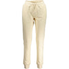 Pantaloni bej din bumbac K-WAY