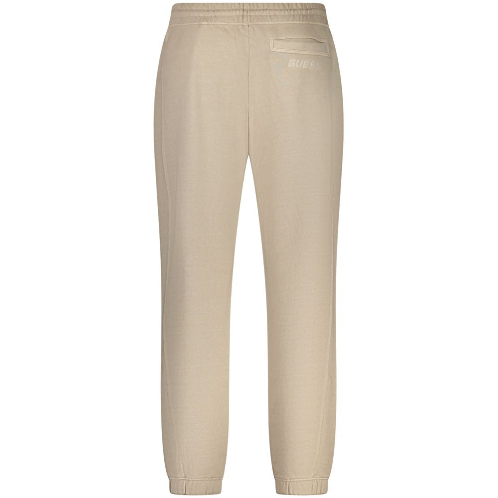 Guess Jeans Beige Cotton Men's Sweatpants