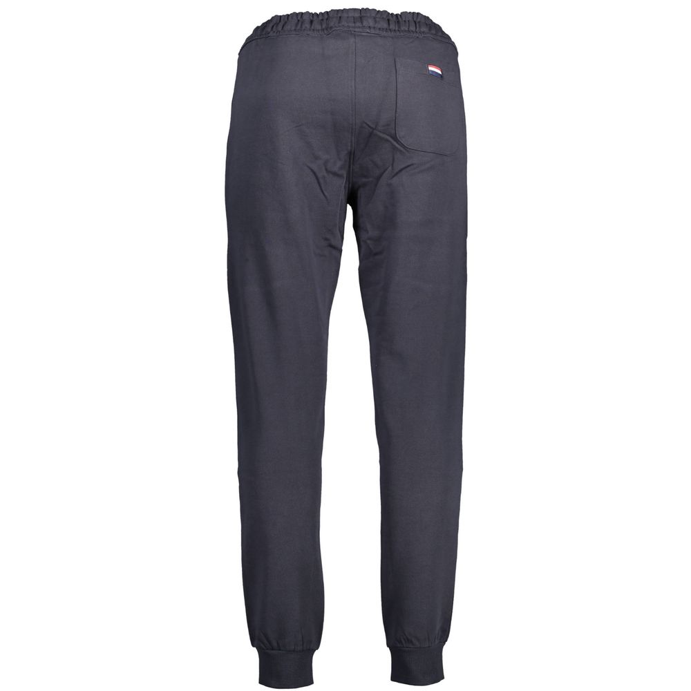 Pantaloni albaștri din bumbac US POLO ASSN.