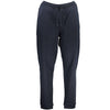 Pantaloni Hugo Boss albaștri din bumbac