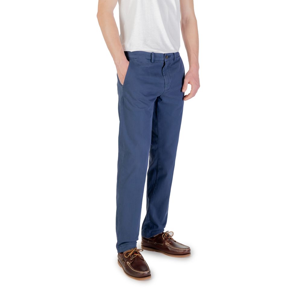 Borghese Blue Cotton Skinny Pant