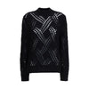 Jil Sander Black Fleece Wool Sweatshirt