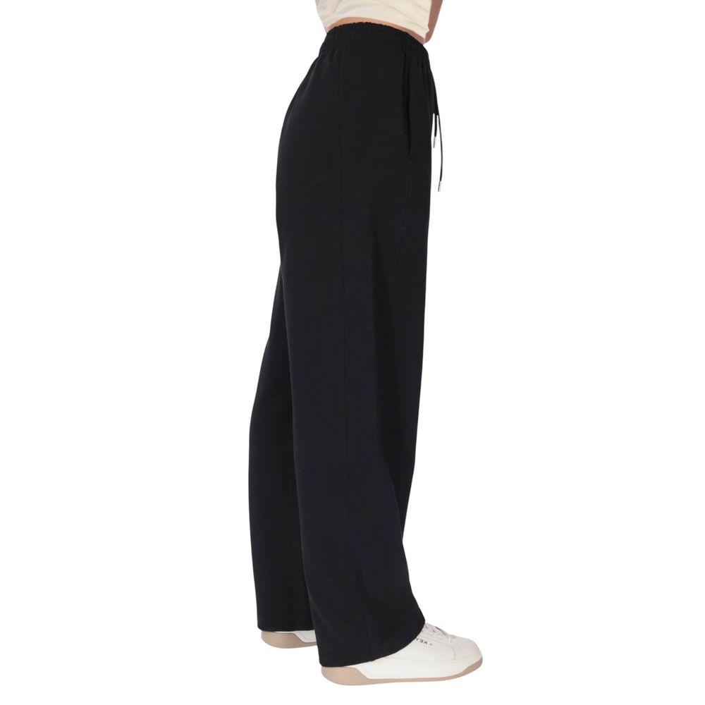 Pantaloni sport negri din bumbac County of Milan