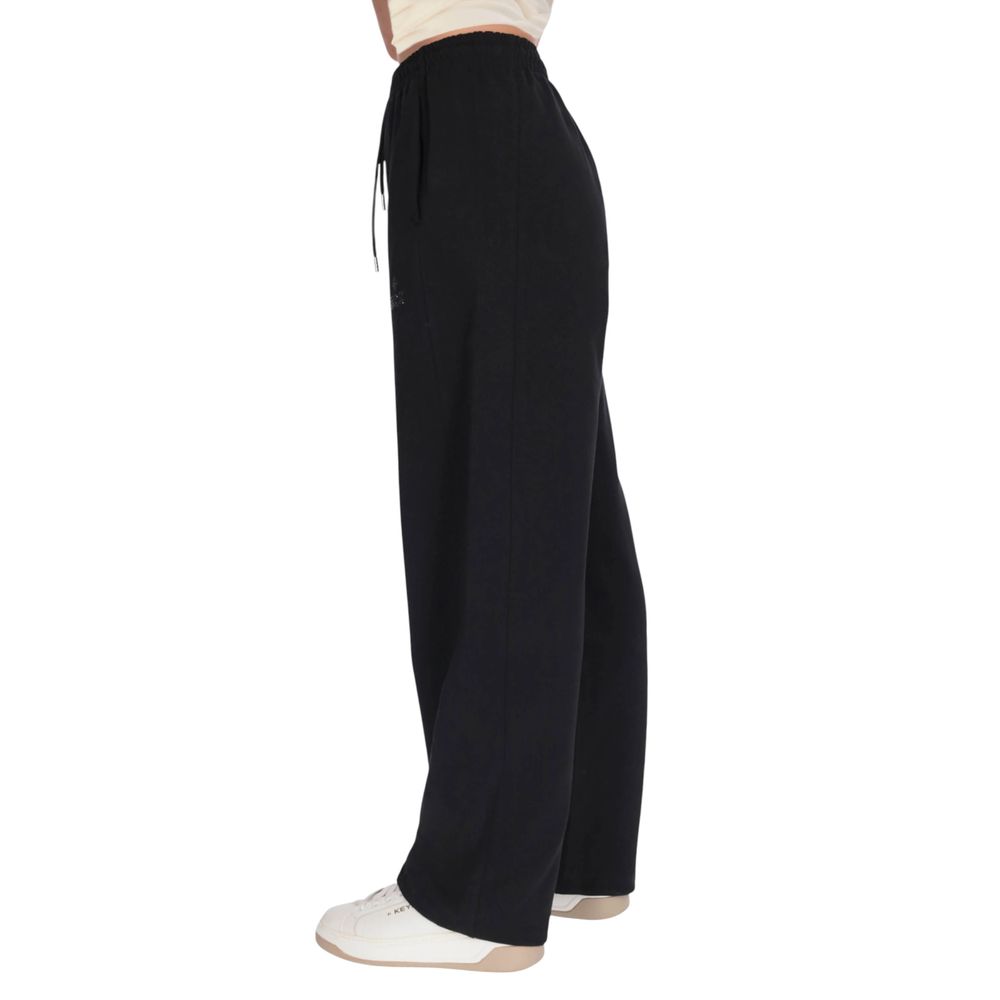 Pantaloni sport negri din bumbac County of Milan