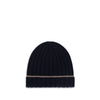 Brunello Cucinelli Blue Cashmere Beanie