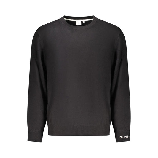 Pepe Jeans Black Cotton Sweater
