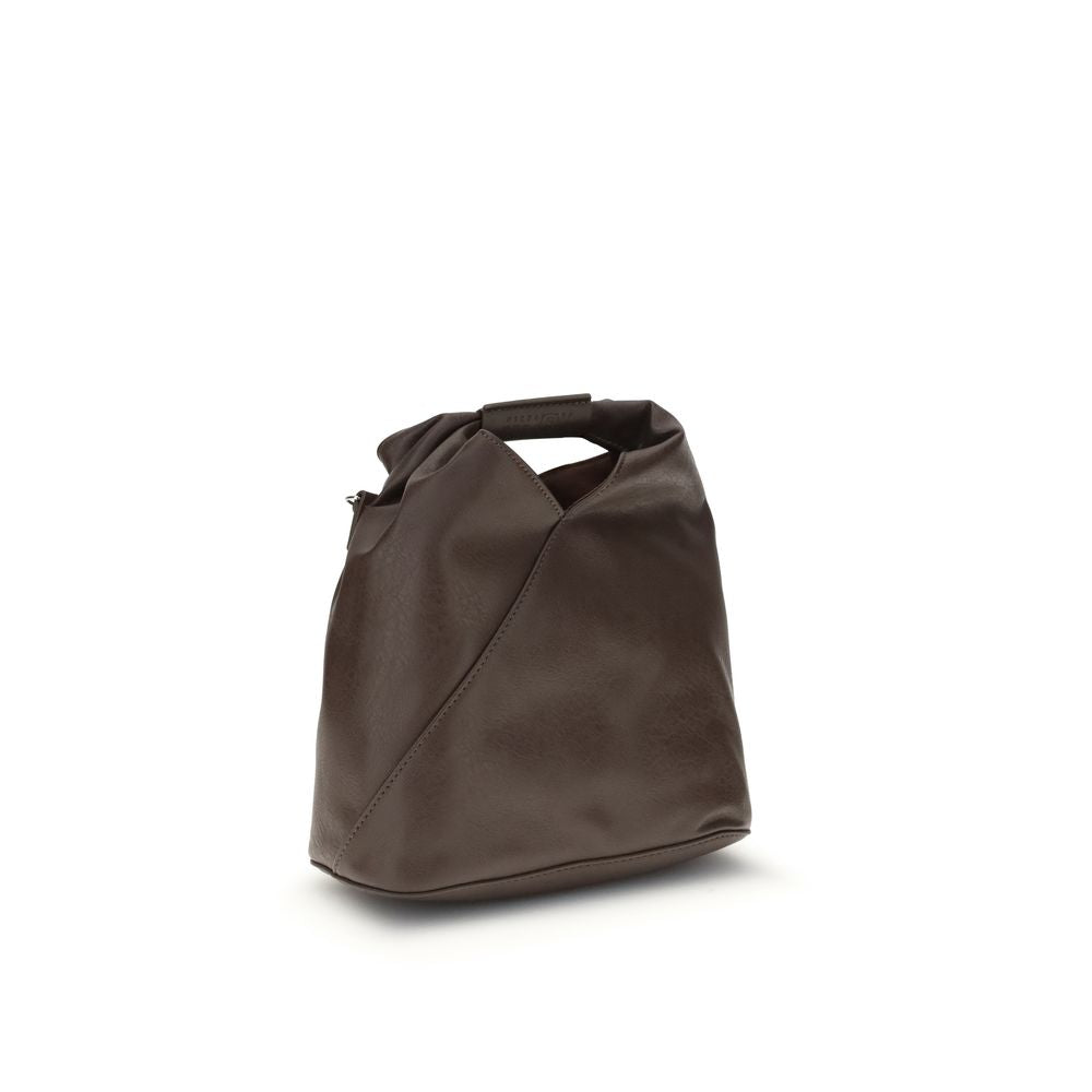 MM6 Brown Polyethylene Shoulder Bag