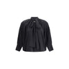 Max Mara Black Silk Blouse