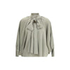 Max Mara Green Silk Blouse