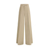 Max Mara Beige Cotton Casual Pants
