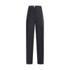 Max Mara Black Fleece Wool Casual Pants
