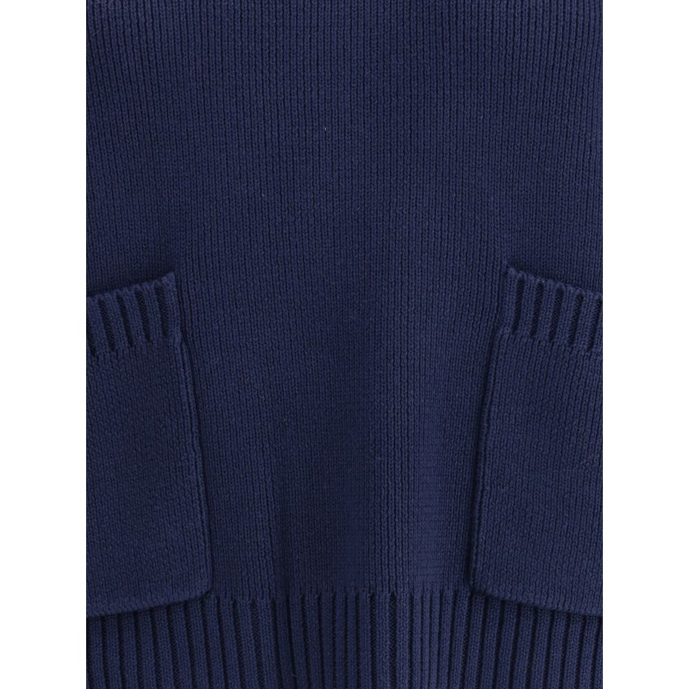 Max Mara Blue Cotton Sweatshirt
