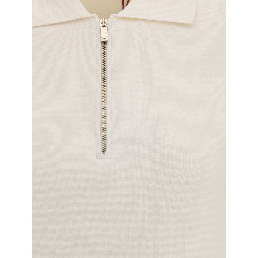 Tricou polo Max Mara Teti cu fermoar