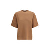 Max Mara Brown Polyester T-Shirt