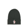 Moncler Grenoble Black Fleece Wool Beanie