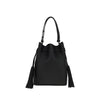 Valentino Garavani Black Leather Shoulder Bag