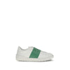 Valentino Garavani White Calf Leather Bos Taurus Low Top Sneakers