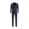 Lardini Blue Wool Two-Piece Suit