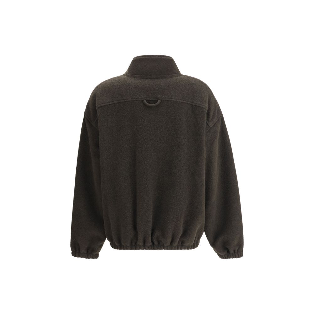 RIER Green Fleece Wool Sweatshirt