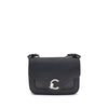 Coccinelle Black Calf Leather Bos Taurus Shoulder Bag