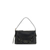 Givenchy Black Calf Leather Bos Taurus Shoulder Bag