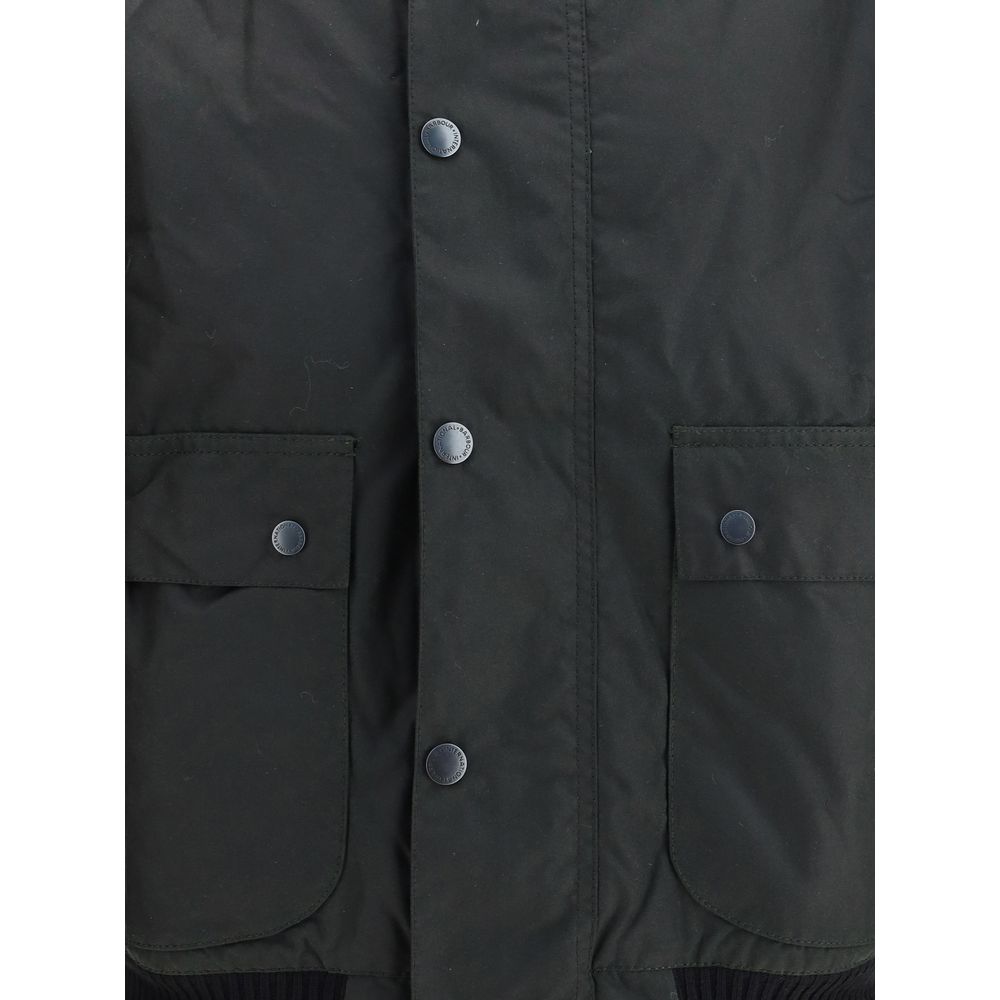 Barbour International Black Cotton Shell Jacket