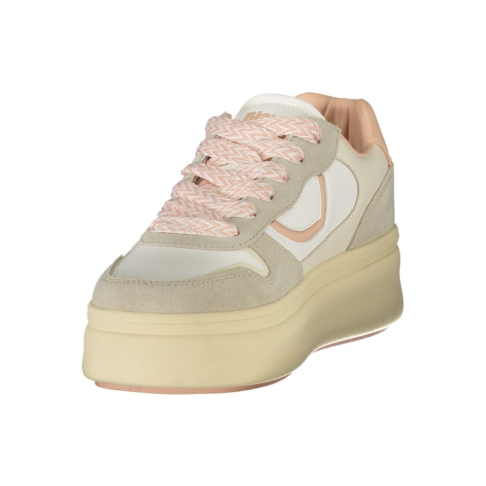 Tenis Blauer din poliester alb