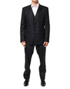 Dolce & Gabbana Black MARTINI 2 Buttons Suit 3 Piece Suit