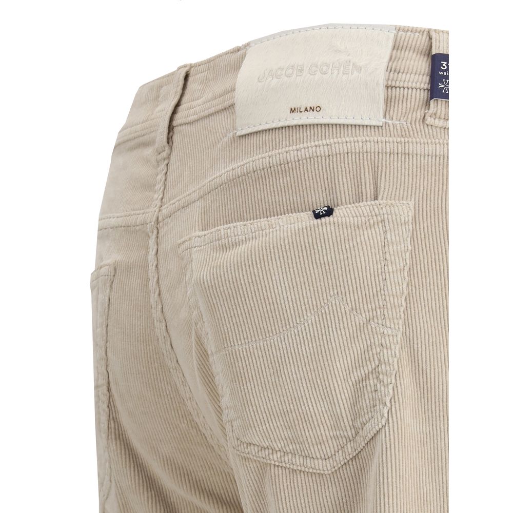 Jacob Cohen Gray Cotton Casual Pants