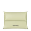 Jil Sander Green Leather Wallet