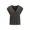 Gucci Green Wool Sleeveles Sweater