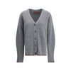 Gucci Gray Wool Cardigan