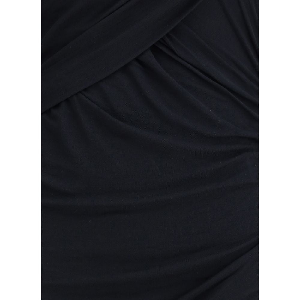Marant Etoile Black Modal Casual Dress