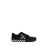 Off-White Black Calf Leather Bos Taurus Low Top Sneakers