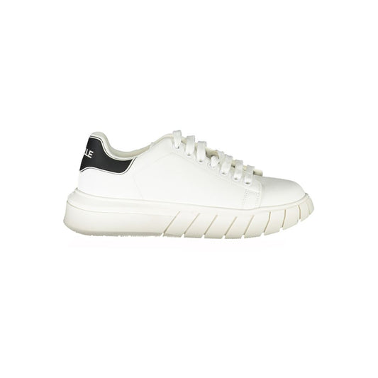 Gaelle Paris White Polyester Sneaker