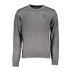 Gianmarco Venturi Gray Cotton Sweater