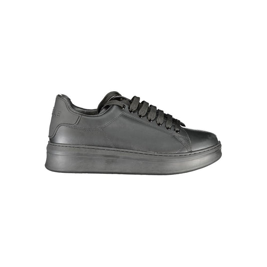 Gaelle Paris Black Polyethylene Sneaker