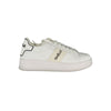 Gaelle Paris White Polyethylene Sneaker