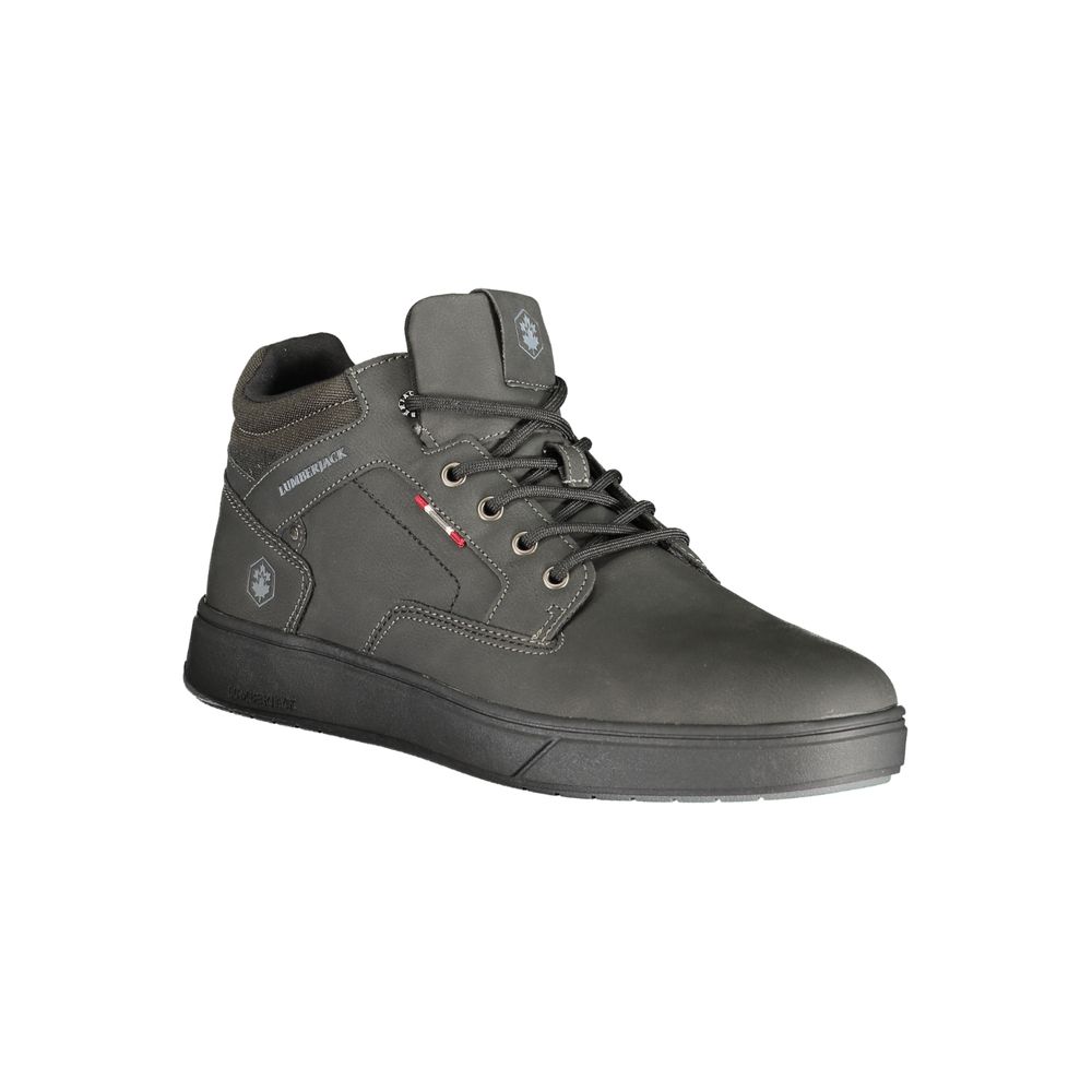 Lumberjack Black Polyester Sneaker