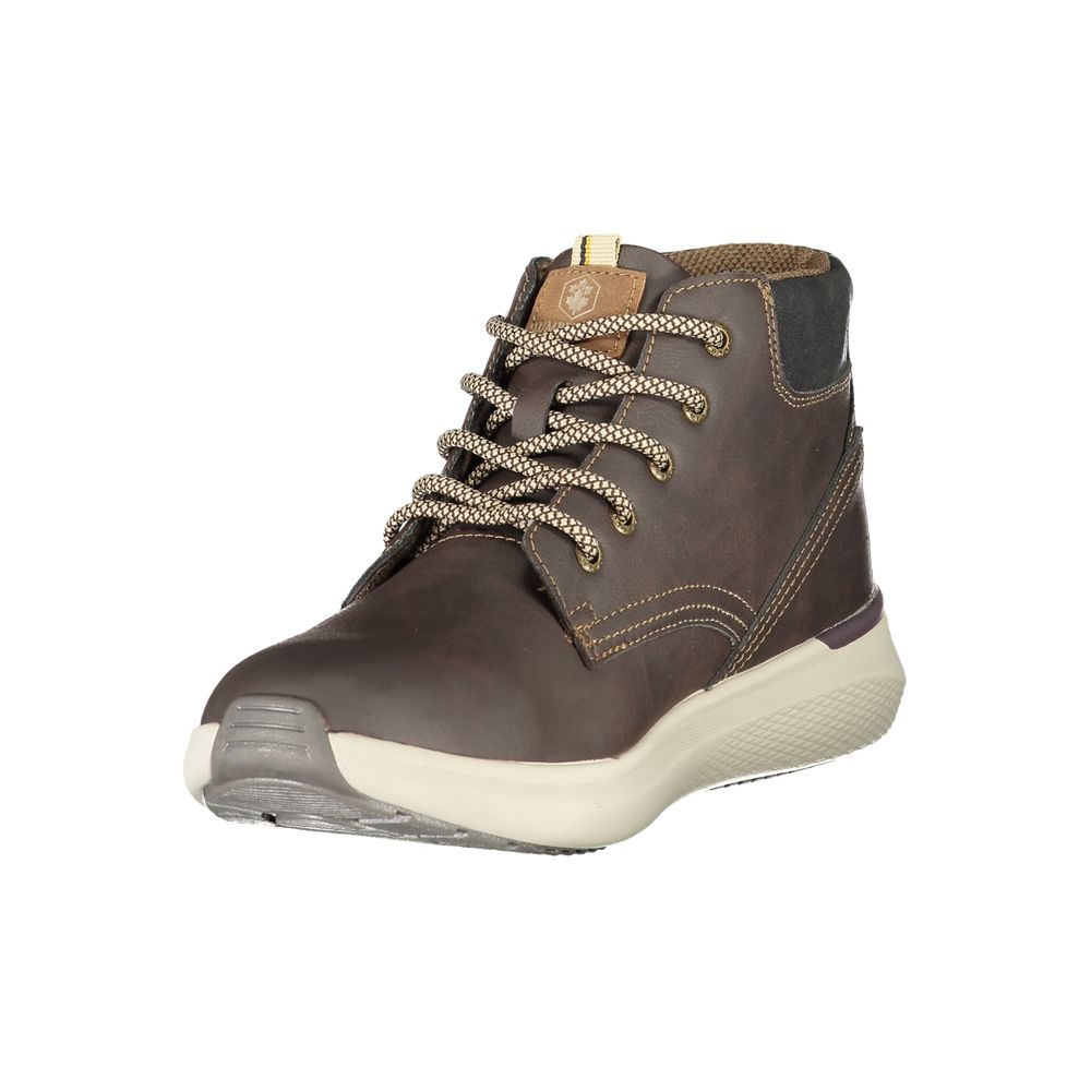 Lumberjack Brown Polyester Sneaker