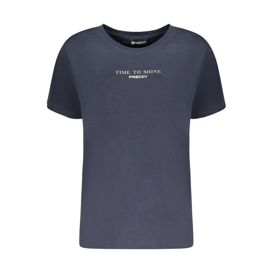 Freddy Blue Cotton T-Shirt