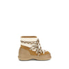 Moon Boot Beige Leather Ankle Boots