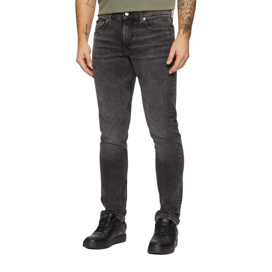 Calvin Klein Jeans Gray Cotton Skinny Jeans