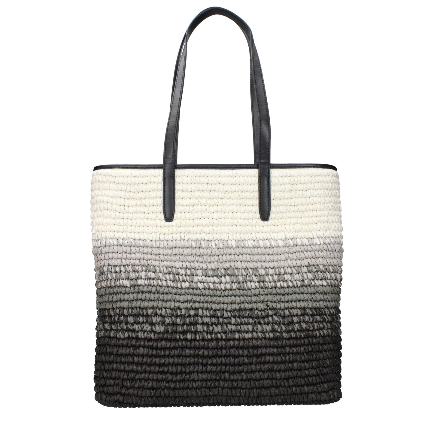 Michael Kors sort raffia skuldertaske